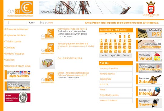 El certificado digital de CERES permite el pago online del IPSI en Ceuta.