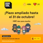 Ampliado el plazo para solicitar el Bono Cultural Joven hasta el 31 de octubre